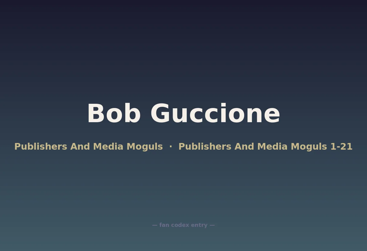 Bob Guccione