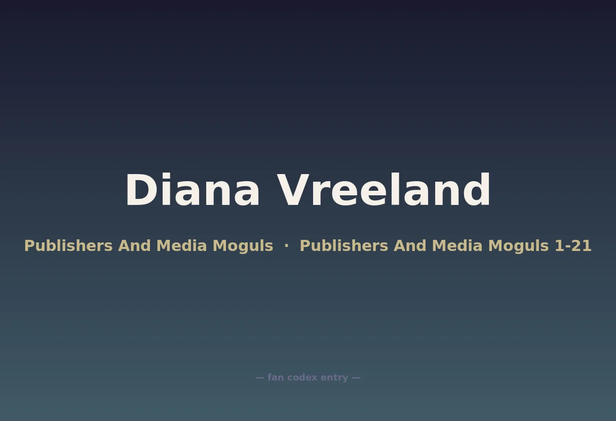 Diana Vreeland